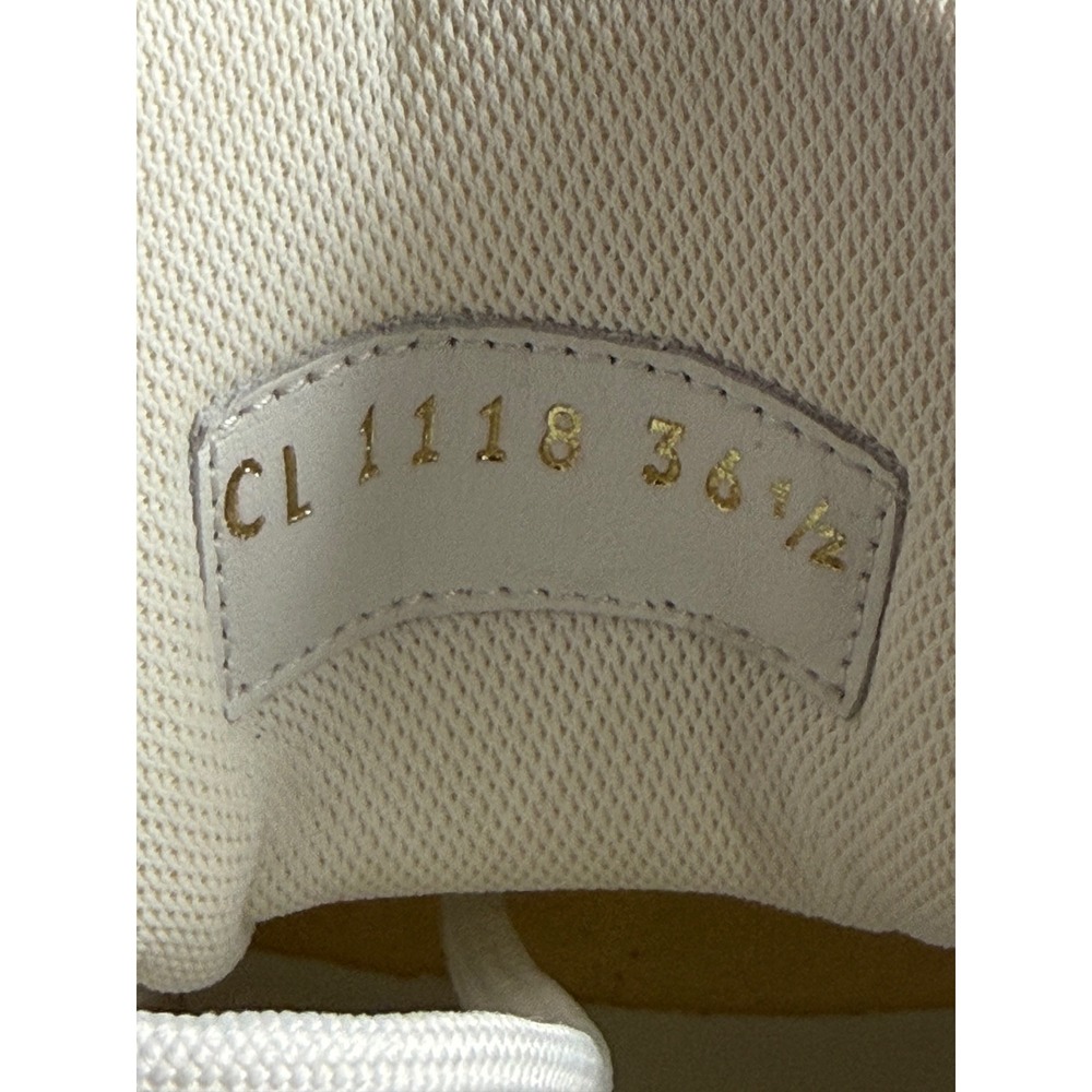 Louis Vuitton Run Away Sneaker Women's 36.5 White Pink CL1118 Made‎ in Italy - Picture 10 of 16